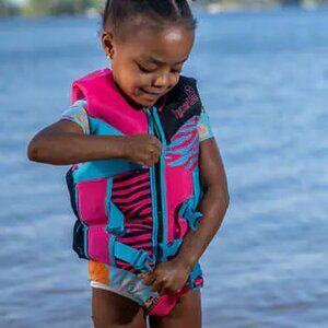 Hyperlite Child Life Vest Jacket Girls USCG Approved (33-55 lbs)